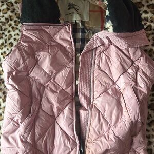 Vintage Burberry pink vest
